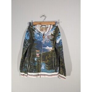 Scotch & Soda Super Jacket Kids Sz 10 Nature Full Zip Bomber Varsity